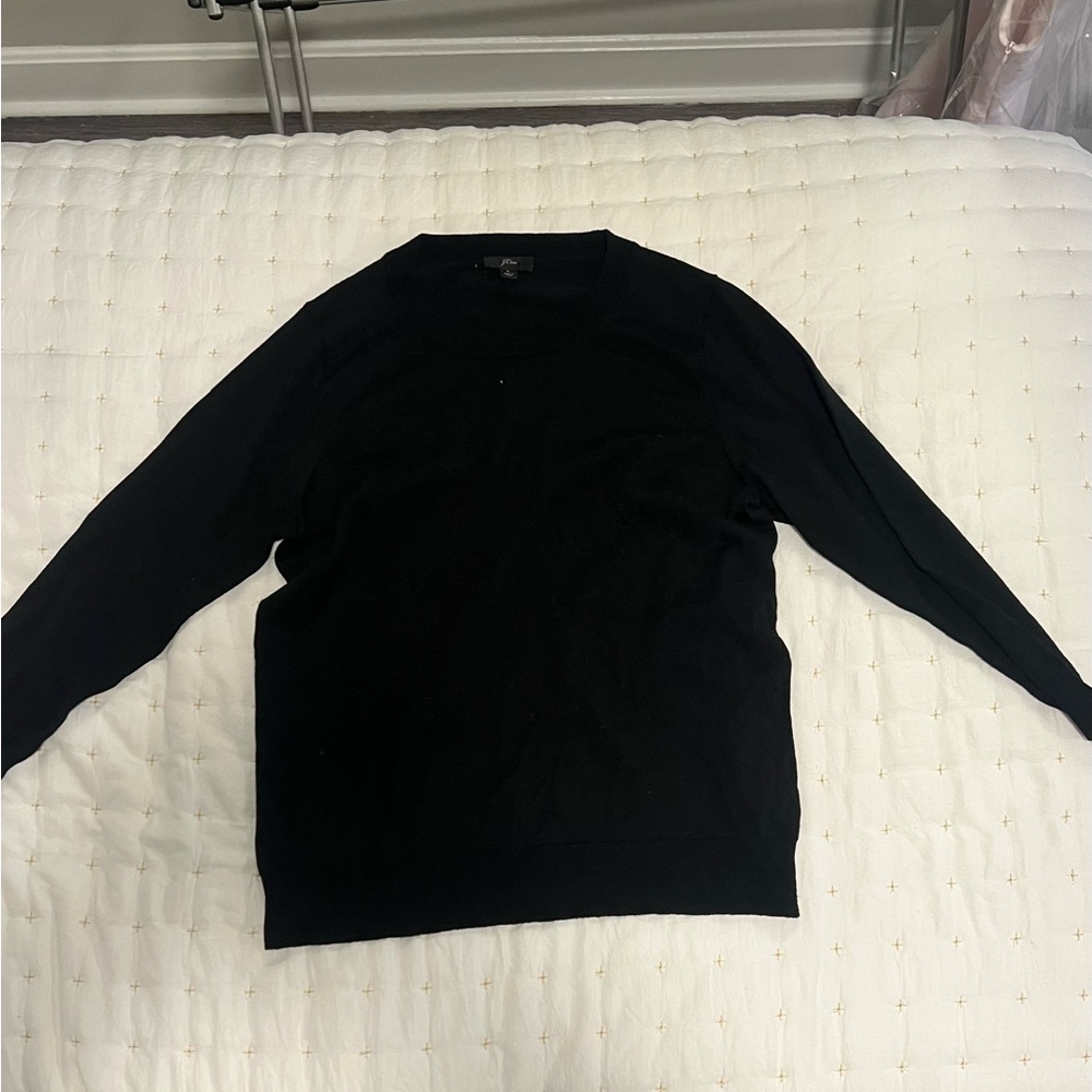 Jcrew Wool Classic Black Sweater. Good condition